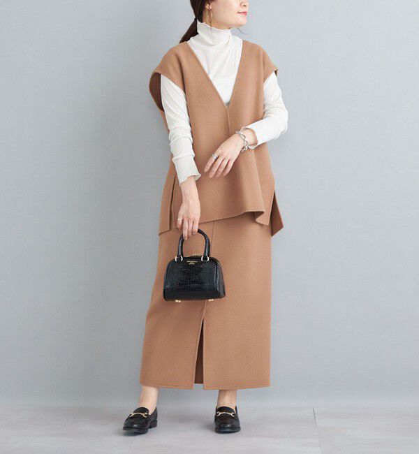 SHIPS for women「〈手洗い可能〉ドライタッチ リブ タートル」|Tシャツ・カットソー|