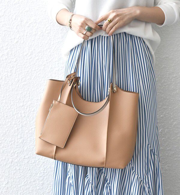 SHIPS any「【WEB限定】SHIPS any: 2WAY ハンドル トートバッグ」|トートバッグ|