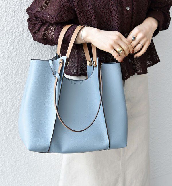 SHIPS any「【WEB限定】SHIPS any: 2WAY ハンドル トートバッグ」|トートバッグ|