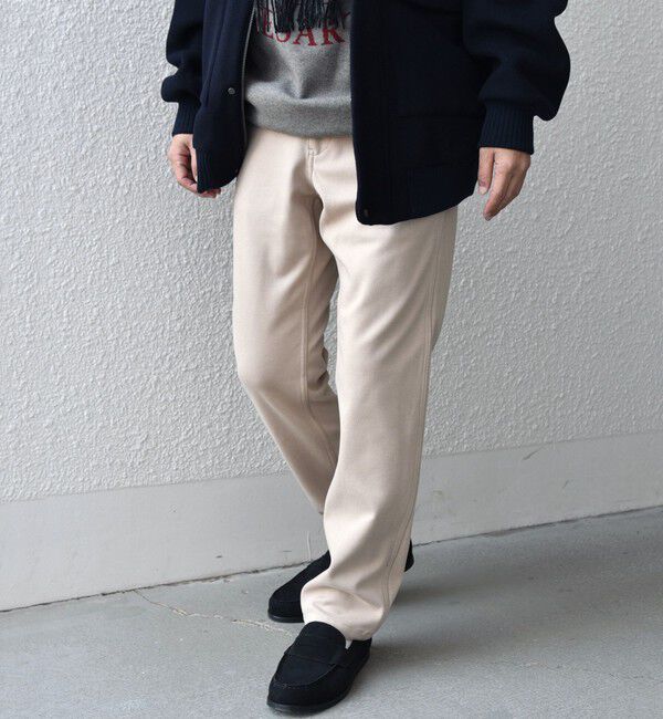 SHIPS any「SHIPS any: 裏起毛 ウォーム ストレッチ テーパード チノ パンツ 25AW◇」|チノ|