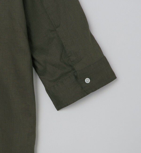 SHIPS「SHIPS: SOLOTEX(R) サフィラン リネン 7分袖 シャツ」|シャツ・ブラウス|