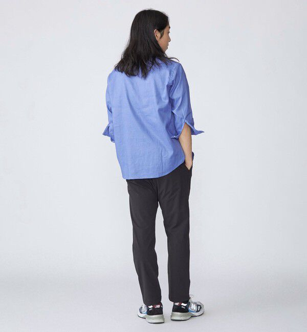 SHIPS「SHIPS: SOLOTEX(R) サフィラン リネン 7分袖 シャツ」|シャツ・ブラウス|