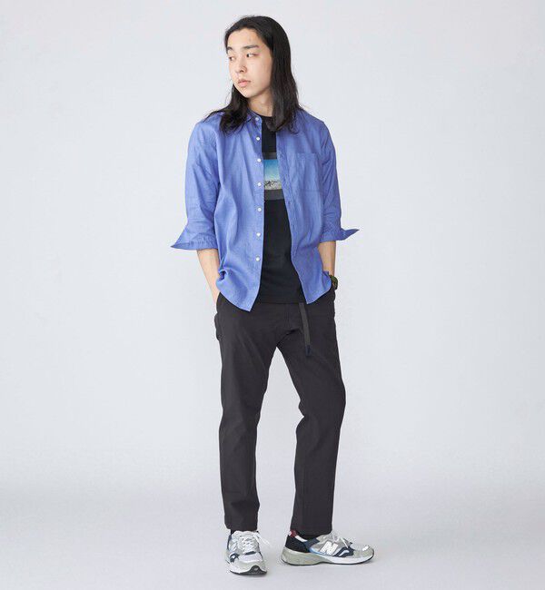 SHIPS「SHIPS: SOLOTEX(R) サフィラン リネン 7分袖 シャツ」|シャツ・ブラウス|