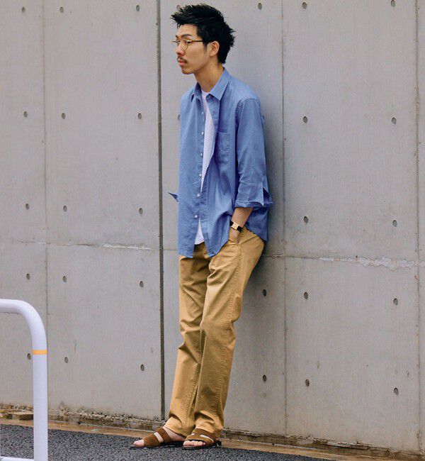 SHIPS「SHIPS: SOLOTEX(R) サフィラン リネン 7分袖 シャツ」|シャツ・ブラウス|