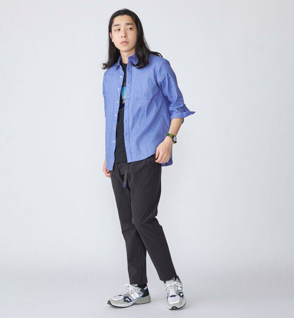 SHIPS「SHIPS: SOLOTEX(R) サフィラン リネン 7分袖 シャツ」|シャツ・ブラウス|