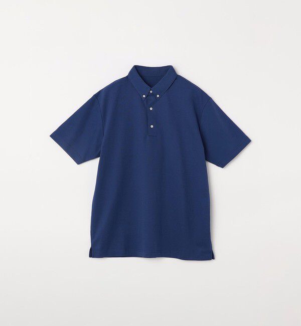 SHIPS any「SHIPS any:〈接触冷感/遮熱/UVカット機能等〉サマーファンクション 鹿の子 ボタンダウンポロシャツ◇」|ポロシャツ|