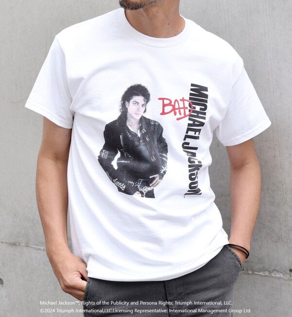 SHIPS any「GOOD ROCK SPEED: ミュージック グラフィック プリント バンド Tシャツ◇」|Tシャツ・カットソー|ホワイト系