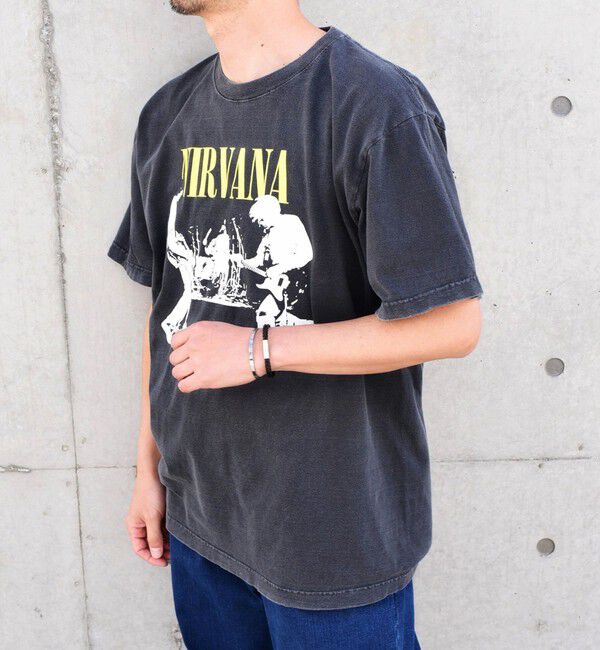 SHIPS any「GOOD ROCK SPEED: ミュージック グラフィック プリント バンド Tシャツ◇」|Tシャツ・カットソー|