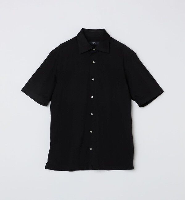 SHIPS Colors 「SHIPS Colors:〈洗濯機可能〉カノコ ニット ワイドカラー ショートスリーブ」|シャツ・ブラウス|