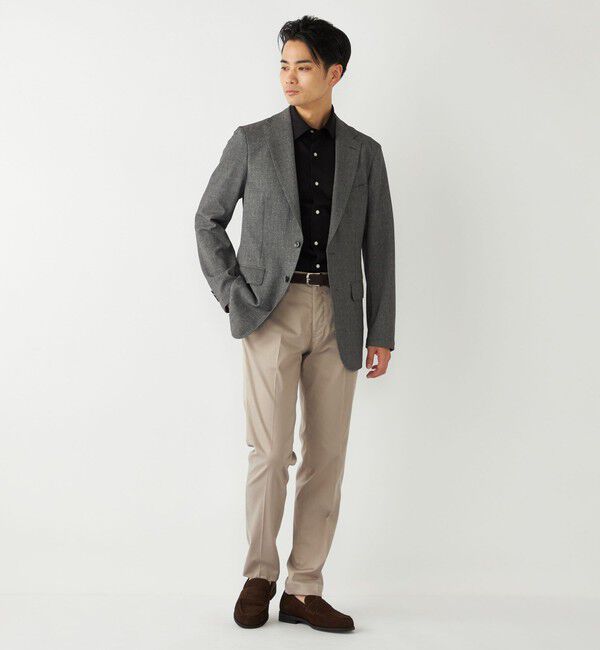 SHIPS Colors 「SHIPS Colors:〈洗濯機可能〉カノコ ニット ワイドカラー ショートスリーブ」|シャツ・ブラウス|