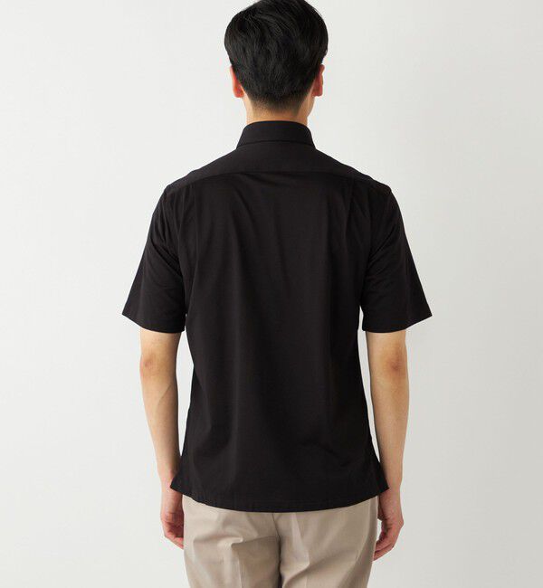 SHIPS Colors 「SHIPS Colors:〈洗濯機可能〉カノコ ニット ワイドカラー ショートスリーブ」|シャツ・ブラウス|