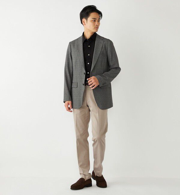 SHIPS Colors 「SHIPS Colors:〈洗濯機可能〉カノコ ニット ワイドカラー ショートスリーブ」|シャツ・ブラウス|