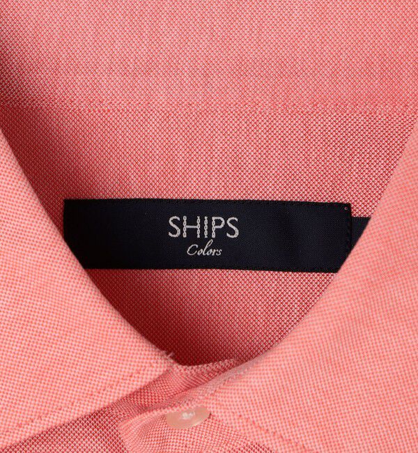 SHIPS Colors 「SHIPS Colors:〈洗濯機可能〉カノコ ニット ワイドカラー ショートスリーブ」|シャツ・ブラウス|