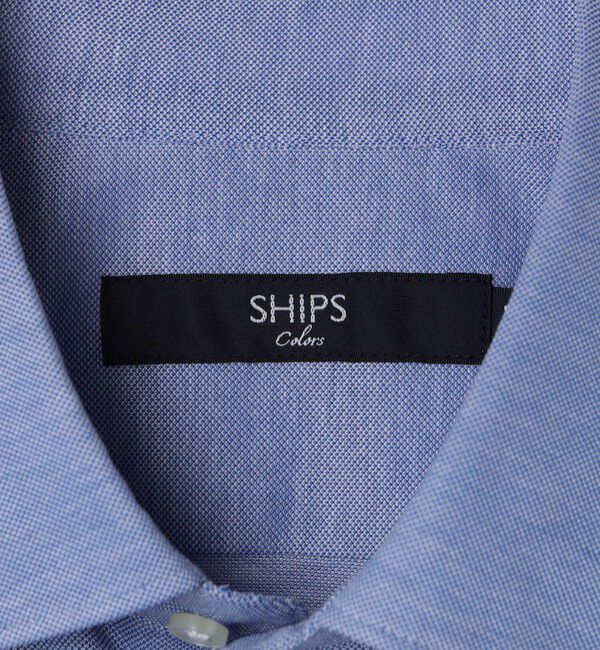 SHIPS Colors 「SHIPS Colors:〈洗濯機可能〉カノコ ニット ワイドカラー ショートスリーブ」|シャツ・ブラウス|