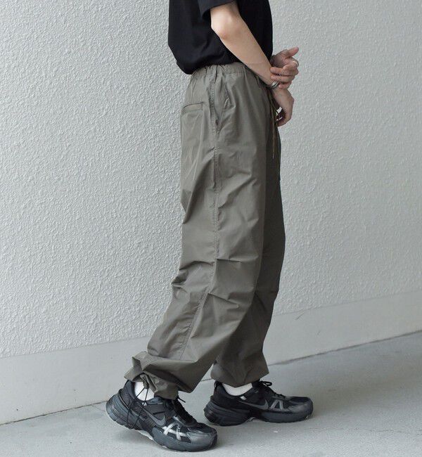 SHIPS any「SHIPS any: 〈洗濯機可能〉カラーミックスコード トラックパンツ ［a-nylon］(セットアップ対応)◇」|チノ|ベージュ