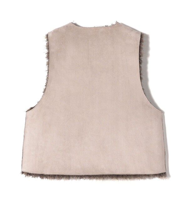 SHIPS for women「リバーシブル フェイクファー ボンディング ジレ」|ベスト・ジレ|