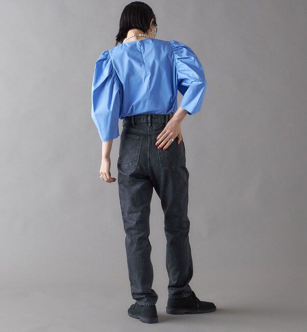 SHIPS for women「SHIPS NINE CASE:〈洗濯機可能〉パフスリーブ ブラウス」|シャツ・ブラウス|