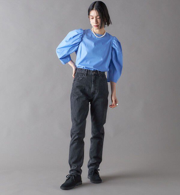 SHIPS for women「SHIPS NINE CASE:〈洗濯機可能〉パフスリーブ ブラウス」|シャツ・ブラウス|