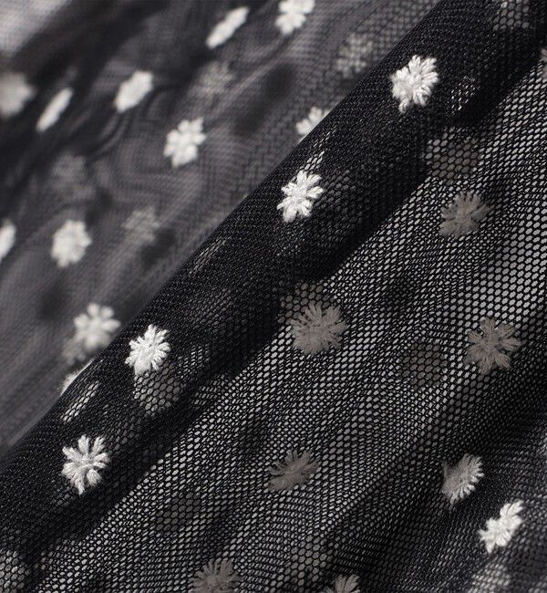 SHIPS for women「〈手洗い可能〉チュール フラワー 巻き スカート」|スカート|