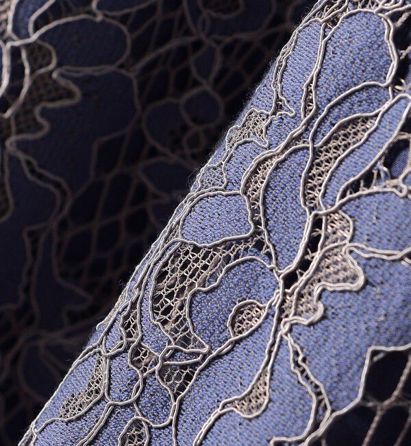 SHIPS for women「〈結婚式・パーティ〉kaene:パイピング レース Aライン ワンピース」|ワンピース|