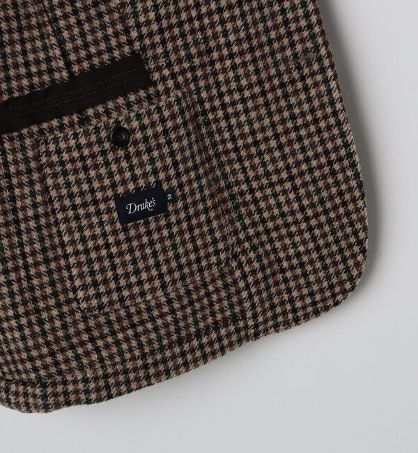 SHIPS「Drakes: MK VII GUN CHECK TWEED BLAZER」|テーラードジャケット|