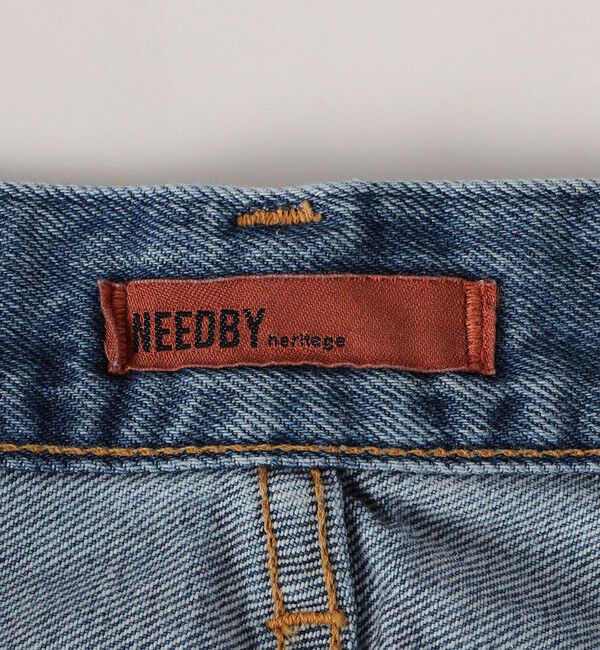 SHIPS any「NEEDBY: DANIEL ワイド テーパード デニム パンツ」|デニム|