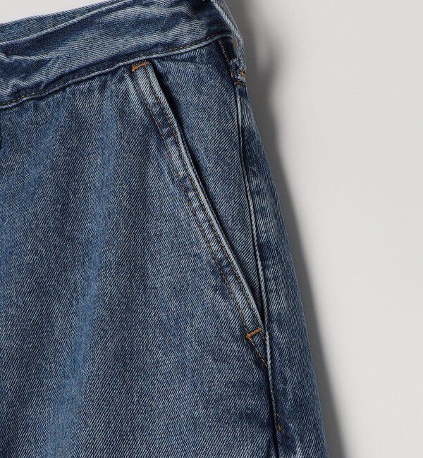 SHIPS any「NEEDBY: DANIEL ワイド テーパード デニム パンツ」|デニム|