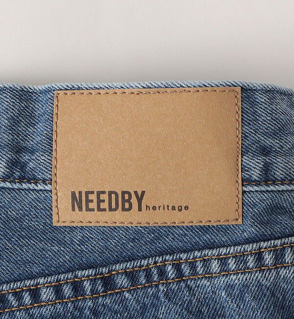 SHIPS any「NEEDBY: DANIEL ワイド テーパード デニム パンツ」|デニム|