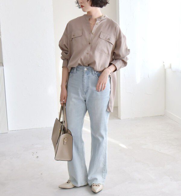 quaranciel「quaranciel:〈手洗い可能〉ドレッシー ワーク ポケット シャツ」|シャツ・ブラウス|