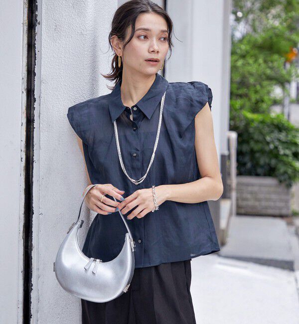 SHIPS for women「〈手洗い可能〉ラミー 4 ギャザー スリーブ ブラウス」|シャツ・ブラウス|