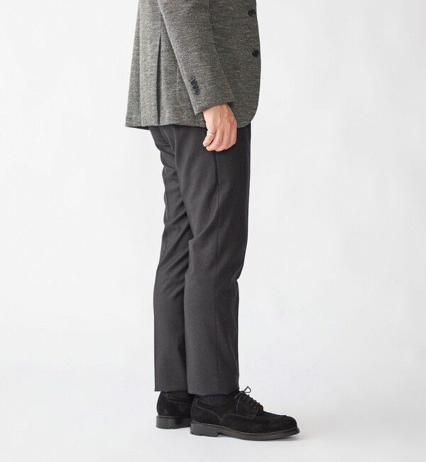 SHIPS「GERMANO: サキソニー 1プリーツ スラックス」|チノ|