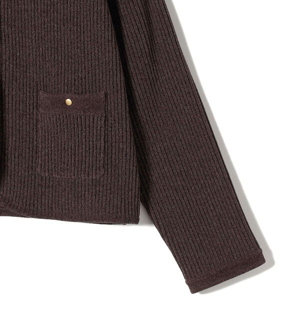 SHIPS for women「〈手洗い可能〉モール リブ クルーネック カーディガン」|カーディガン|