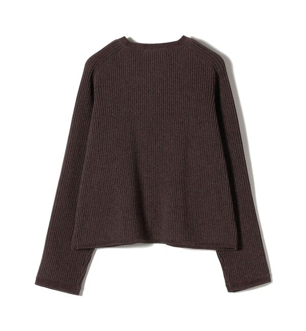 SHIPS for women「〈手洗い可能〉モール リブ クルーネック カーディガン」|カーディガン|