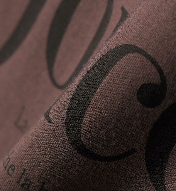 SHIPS for women「《一部追加予約》メルティ コットン プリント ロゴ ショート スリーブ Tシャツ」|Tシャツ・カットソー|