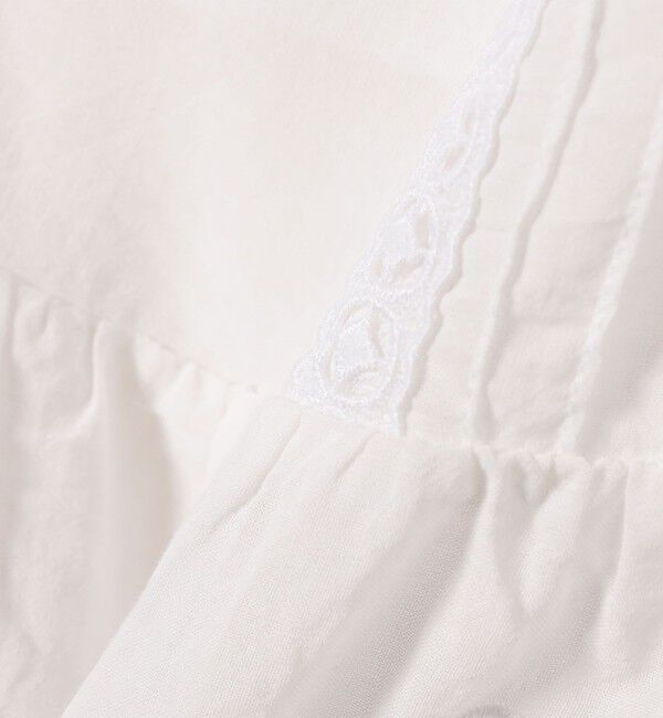 SHIPS any「SHIPS any:〈手洗い可能〉コットン レース ヘム キャミソール」|シャツ・ブラウス|