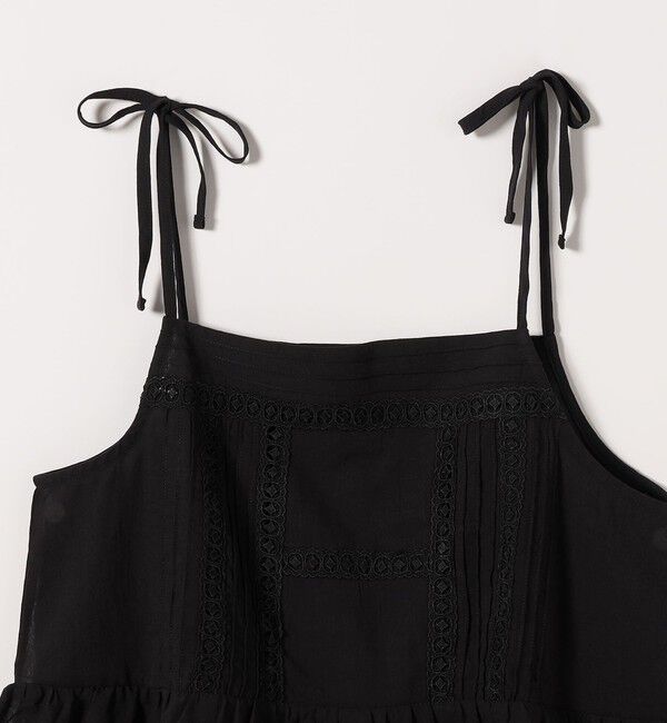 SHIPS any「SHIPS any:〈手洗い可能〉コットン レース ヘム キャミソール」|シャツ・ブラウス|