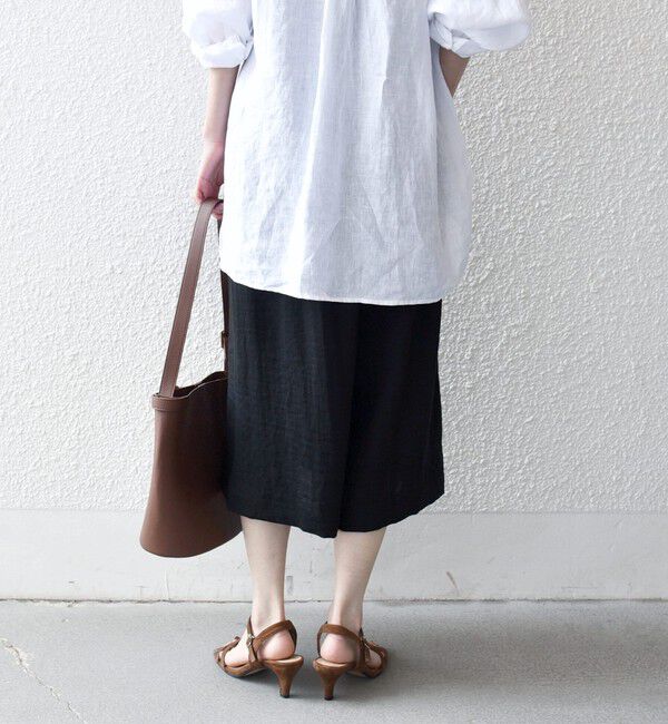 SHIPS any「《予約》SHIPS any:〈洗濯機可能〉カラミ  ハーフ ギャザー パンツ」|その他|