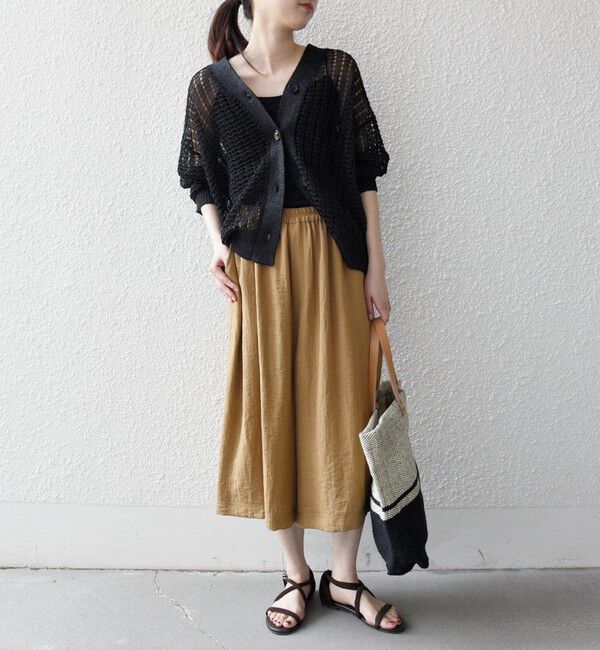 SHIPS any「《予約》SHIPS any:〈洗濯機可能〉カラミ  ハーフ ギャザー パンツ」|その他|