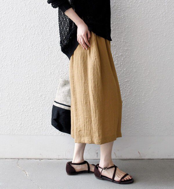 SHIPS any「《予約》SHIPS any:〈洗濯機可能〉カラミ  ハーフ ギャザー パンツ」|その他|