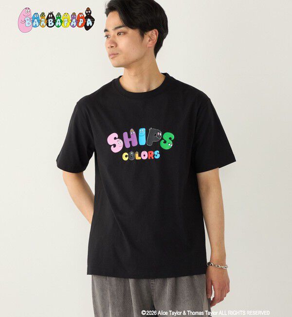 SHIPS Colors 「《追加予約》SHIPS Colors:バーバパパ プリント Tシャツ◆」|Tシャツ・カットソー|ブラック