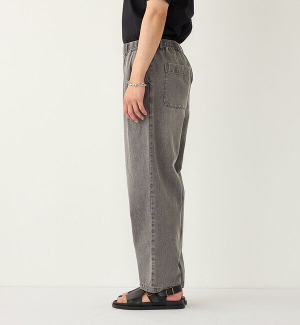 SHIPS Colors 「《予約》SHIPS Colors:〈洗濯機可能〉ライト デニム ワイド テーパード パンツ◆」|デニム|