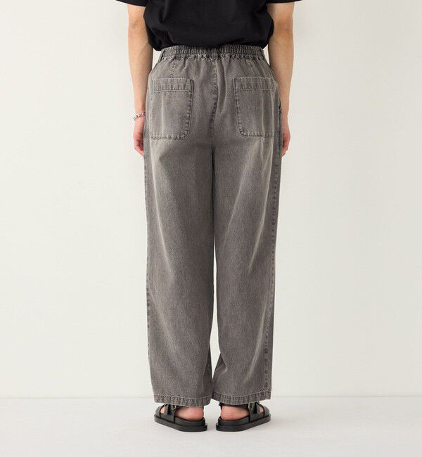 SHIPS Colors 「《予約》SHIPS Colors:〈洗濯機可能〉ライト デニム ワイド テーパード パンツ◆」|デニム|