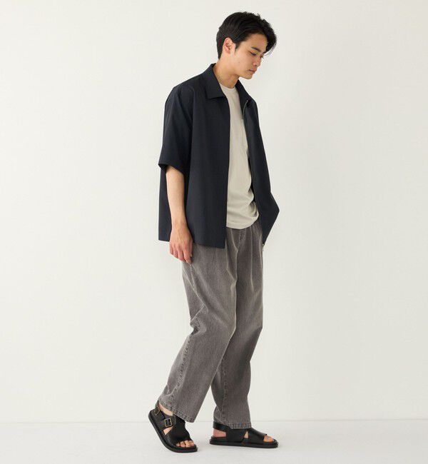 SHIPS Colors 「《予約》SHIPS Colors:〈洗濯機可能〉ライト デニム ワイド テーパード パンツ◆」|デニム|