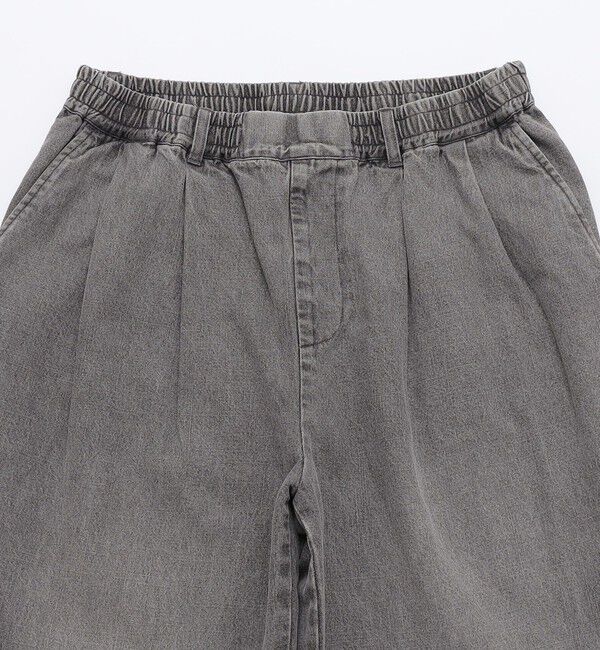 SHIPS Colors 「《予約》SHIPS Colors:〈洗濯機可能〉ライト デニム ワイド テーパード パンツ◆」|デニム|