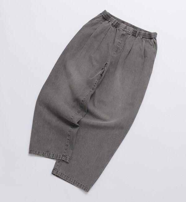 SHIPS Colors 「《予約》SHIPS Colors:〈洗濯機可能〉ライト デニム ワイド テーパード パンツ◆」|デニム|