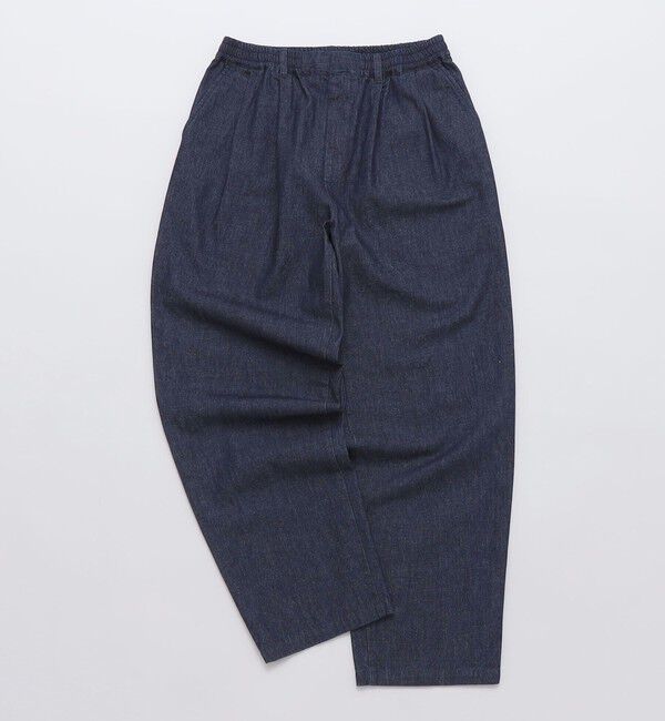 SHIPS Colors 「《予約》SHIPS Colors:〈洗濯機可能〉ライト デニム ワイド テーパード パンツ◆」|デニム|