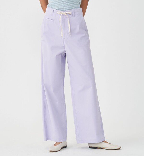 MACPHEE「コットンサージ ワイドパンツ」|その他|