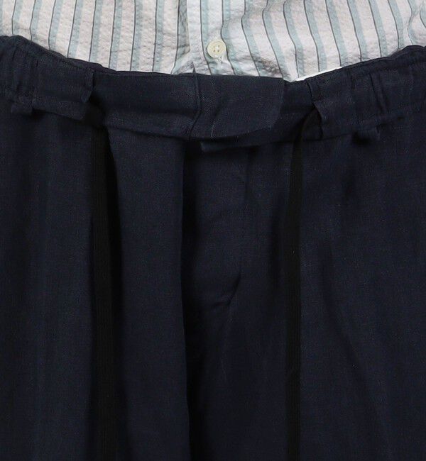 TOMORROWLAND MENS「ベルジャンリネン ワイドテーパードイージーパンツ」|その他|