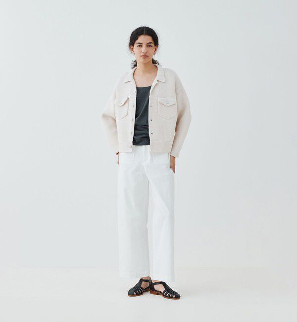 GALERIE VIE「コットンポリエステルミラノリブ ブルゾン」|ブルゾン・スタジャン|