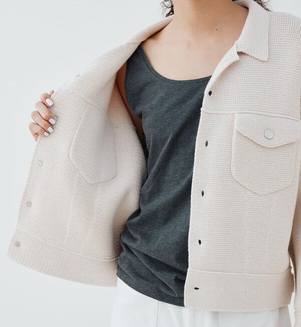 GALERIE VIE「コットンポリエステルミラノリブ ブルゾン」|ブルゾン・スタジャン|